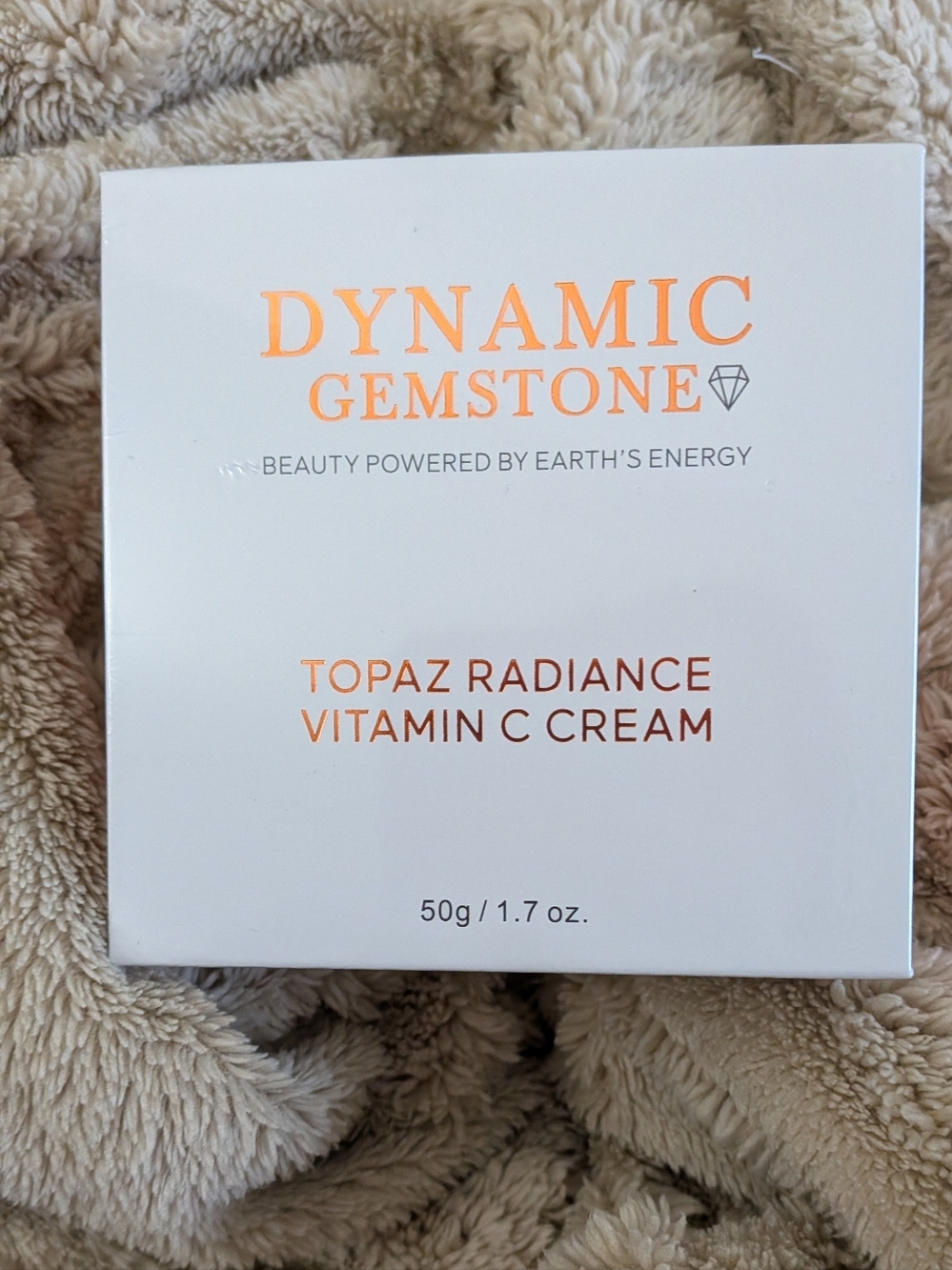 Topaz Radiance Vitamin C Cream — White with Gold Accents